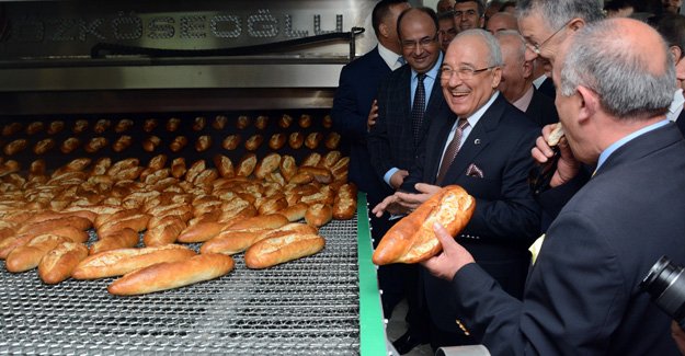 Halk ekmek fabrikası hizmete girdi