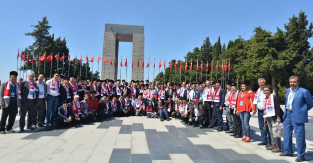 BAŞKAN KOCAMAZ VE MUHTARLAR ÇANAKKALE’DE
