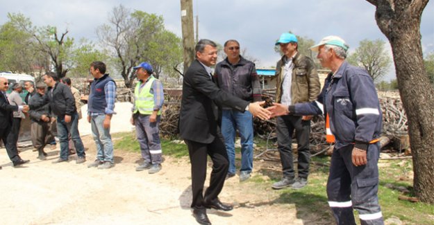 Başkan Turgut, “İlçemizin dört bir yanında çalışıyoruz”