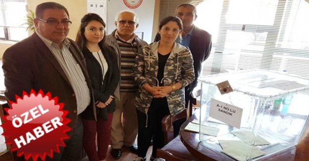 Taşucu Gümrüğünde toplam 90 oy kullanıldı