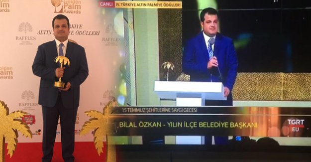 Yılın Belediye Başkanı Ödülü Sur Belediye Başkanı Bilal Özkan’ın
