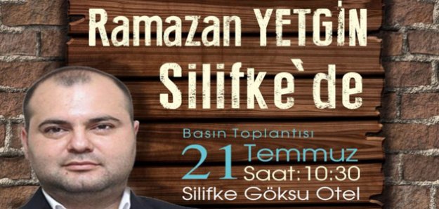 Tarihi Sevdiren Yazar Ramazan Yetgın Silifke’ye gelecek