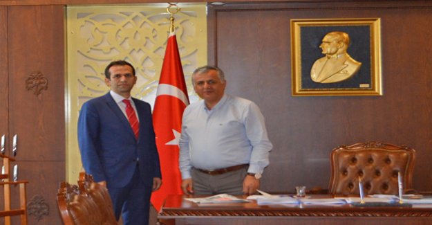 Yeni Müdür Aslan’dan  Kaymakam Cinbir’e ziyaret