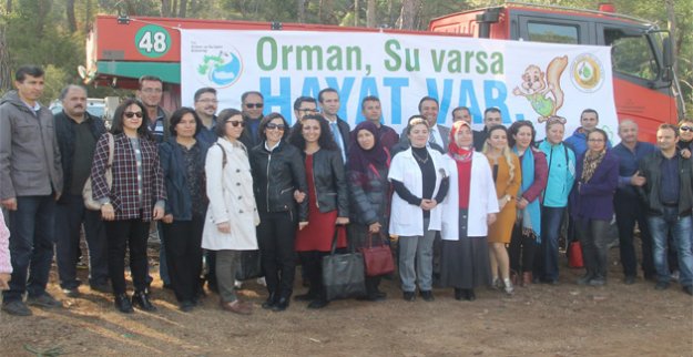 Silifke'de Bin 700 Öğretmen İçin Fidan Dikildi