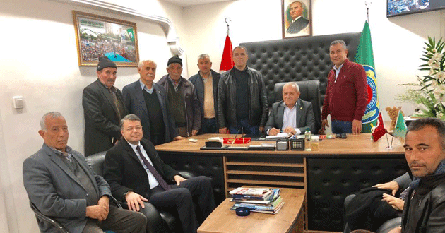Başkan Turgut, Ziraat Odasını ziyaret etti