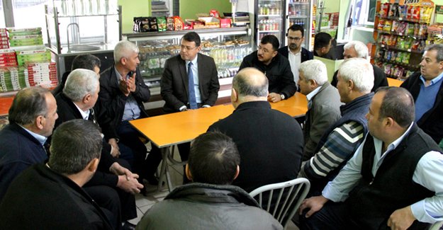 Başkan Turgut’tan otogar esnaflarına ziyaret