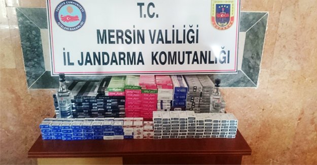 Jandarma'dan kaçak alkol ve sigara satıcılarına operasyon