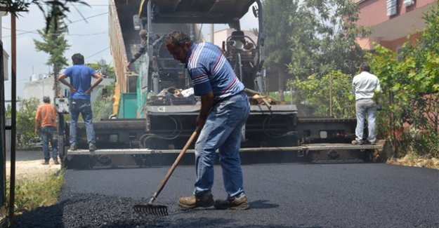 Kargıpınarı Mahallesin’de Asfalt Çalışması