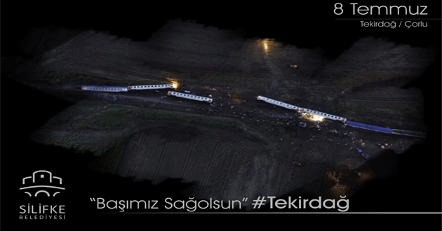 Başkan Turgut, Çorlu'daki tren kazası için taziye mesajı yayınladı