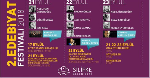 Silifke’de 2. Edebiyat Festivali düzenlenecek