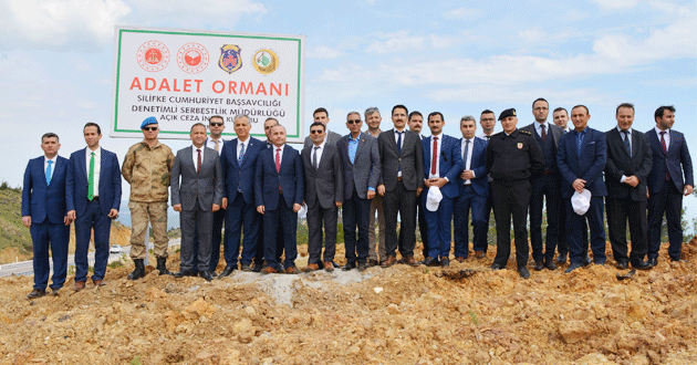 SİLİFKE’DE ADALET ORMANI OLUŞTURULDU