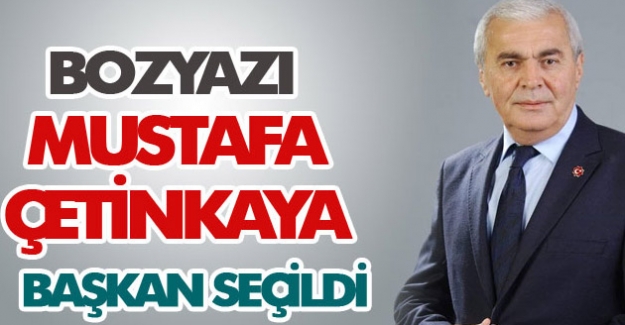 MHP Bozyazı Belediye Başkan Adayı Mustafa Çetinkaya Başkan Seçildi