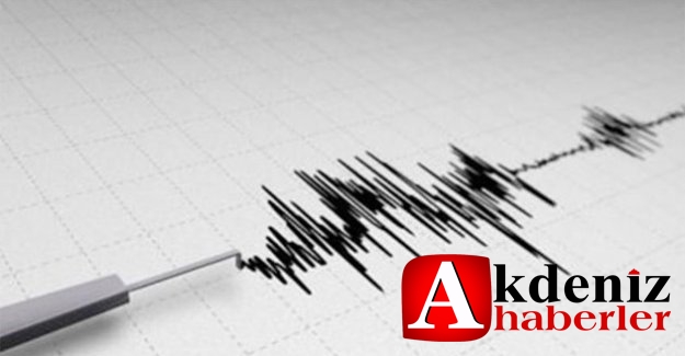 Akdeniz'de Şiddeti 4.3 Deprem meydana geldi