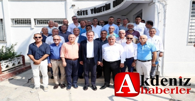 Başkan Seçer, Sanayi Sitesi Yönetimi İle Bir Araya Geldi