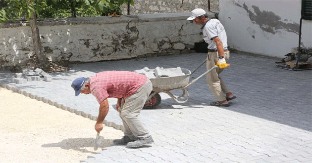 Akpınar Camisinde Çevre Düzenlemesi