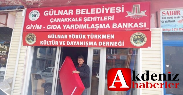 Gülnar Belediyesi  Yardımlarına Devam Ediyor