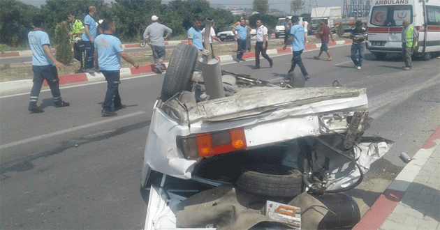 Huzurkent'te  Trafik Kazası