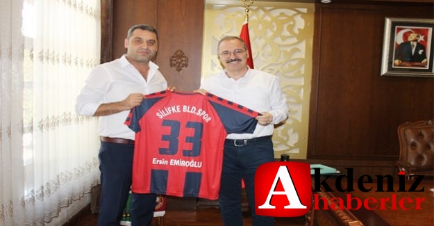 Silifke Belediye Spor Yöneticilerden Kaymakam Emiroğlu’na  ziyaret