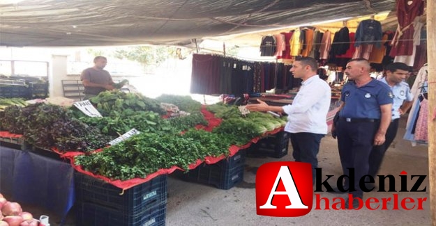 Toroslar Zabıtasından, Semt Pazarlarında Etiket Denetimi