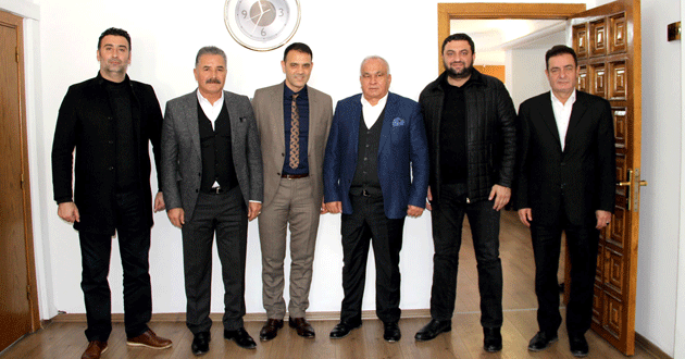 MHP’li başkanlardan belediyeye ziyaret