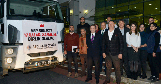 YARDIMLAR YENİŞEHİR’DEN BÖLGEYE GÖNDERİLDİ