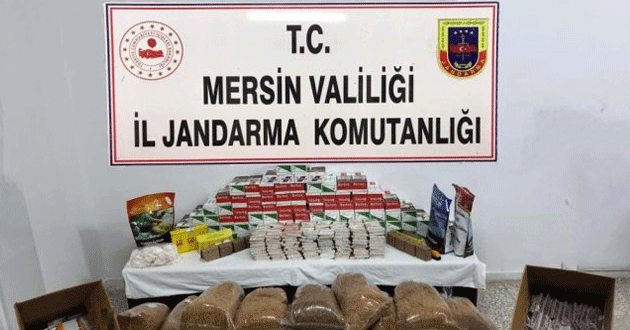 Jandarma 66 kilogram kaçak tütün ele geçirdi