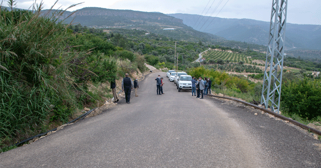 Silifke’de çöken yol hasat öncesi onarıldı