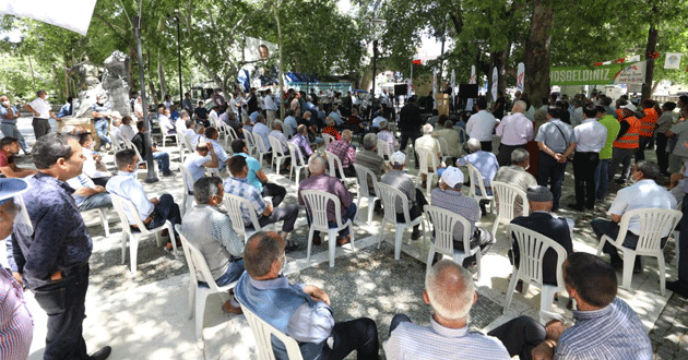 Büyükşehir’den üreticilere 43 mahallede 60 kilometre sulama borusu desteği