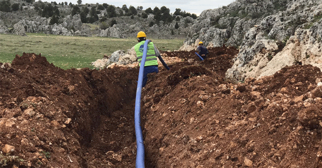 Elmakuzu yaylası içmesuyuna kavuştu