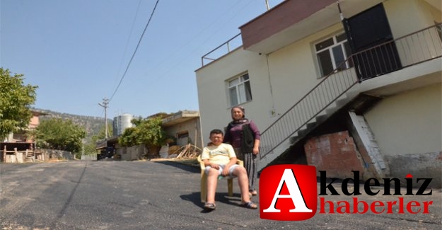 Remzi  Rahatça Koşabilsin, Oynayabilsin Diye Evinin Önüne Kadar Asfalt Döküldü