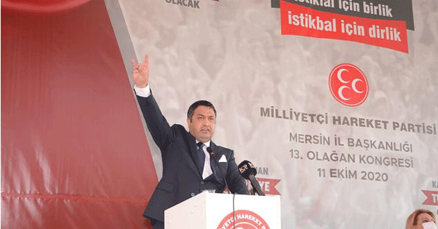 MHP  Mersin İl Başkanı Zeynel Uğur Gölgeli güven tazeledi