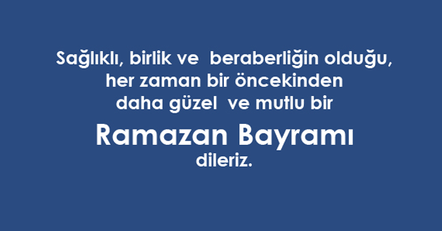 MEDCEM MADENCİLİK RAMAZAN BAYRAMINI KUTLADI