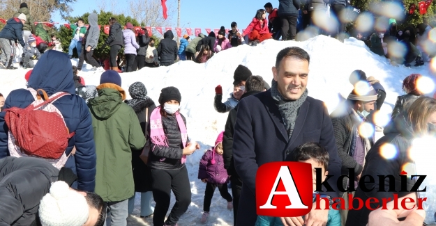 Altunok’tan çocuklara kar sürprizi