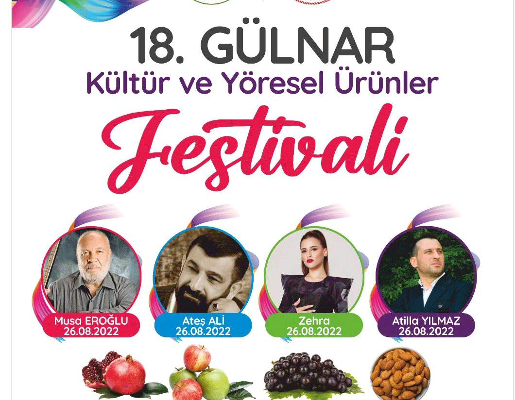 ÜNÜVAR’DAN 18. GÜLNAR KÜLTÜR VE YÖRESEL ÜRÜNLER FESTİVALİNE DAVET