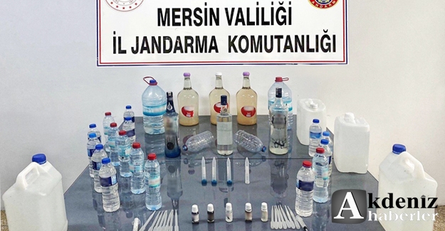 Jandarma’dan sahte içki operasyonu: 2 gözaltı