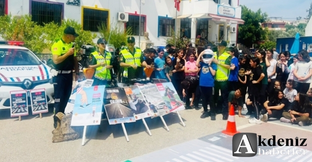 Jandarma, öğrencilere trafik eğitimi verdi