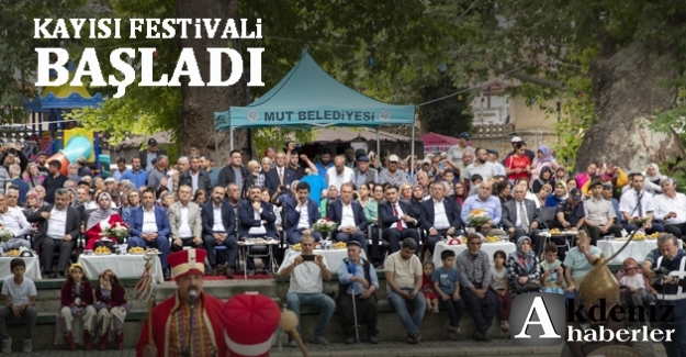 Mut'ta kayısı festivali başladı