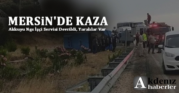 NGS İşçi servisi devrildi