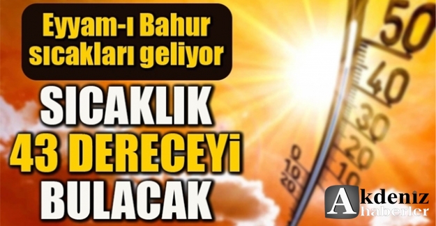 Kavurucu sıcaklıklar yeniden geliyor