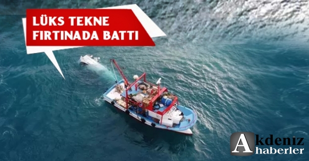 Fırtınada kayalıklara çarptı