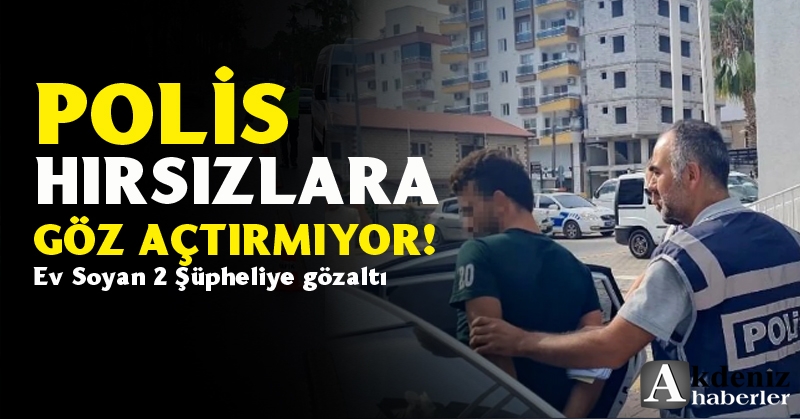 Hırsızlık şüphelisi 2 kişi gözaltına alındı