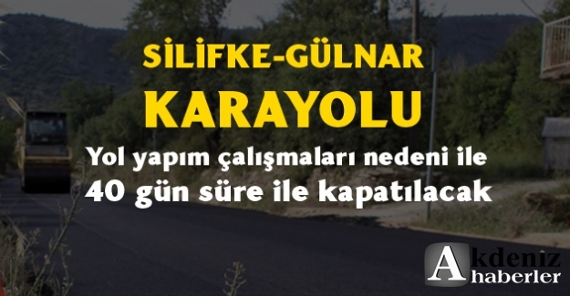 Mut-Zeyne yolu güzergah gösterildi