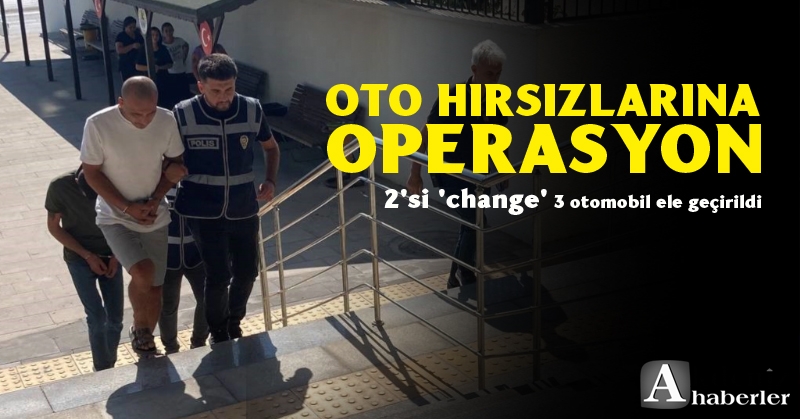 Oto hırsızlarına operasyon