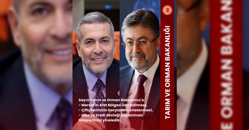 “MERSİN’DE ZİRAİ DON 7 MİLYAR TL’LİK ZARARA NEDEN OLDU”