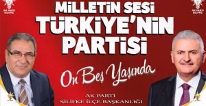 Çetin, AK Parti’nin kuruluş yıldönümünü kutladı
