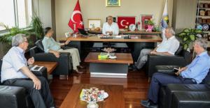 Kaymakam Pamuk'tan Başkan Tollu'ya Veda Ziyareti