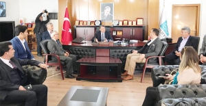 Aday Özel, Başkan Turgut’u ziyaret etti