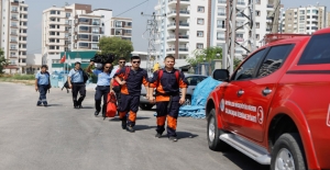 MERSİN İTFAİYESİ’NDEN ENGİN EROĞLU’NU KURTARMA ÇALIŞMALARINA DESTEK