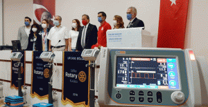Silifke Rotary Kulübü Silifke Devlet Hastanesi'ne Solunum Cihazı Bağışladı