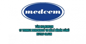 MEDCEM' DEN 15 TEMMUZ MESAJI